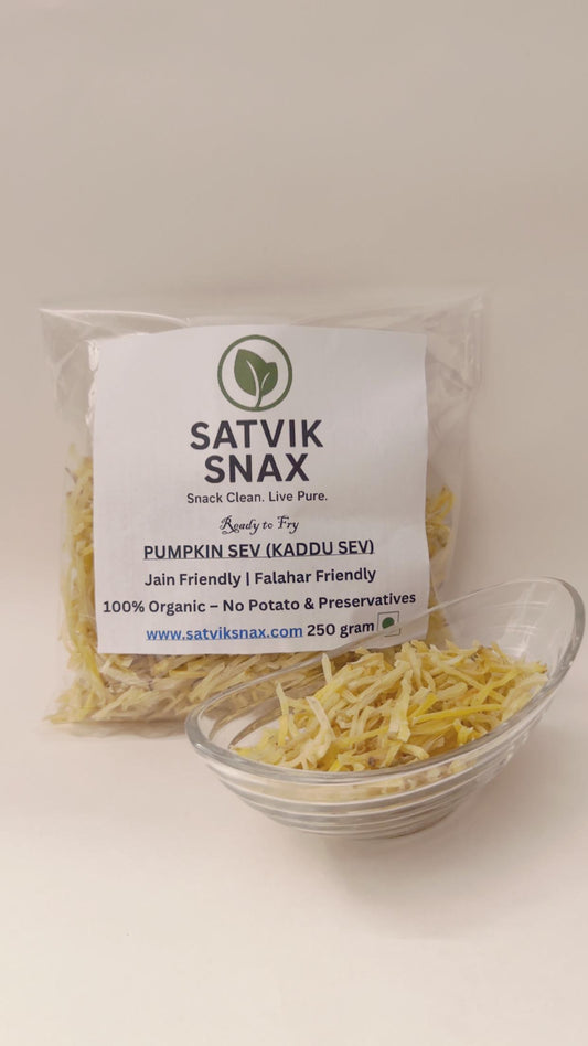 Kadu Sev | Uncooked, Ready-to-Fry Pumpkin Sev