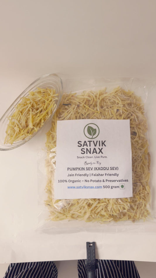 Kadu Sev | Uncooked, Ready-to-Fry Pumpkin Sev